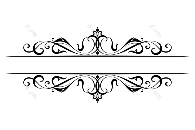 边框图片,花纹元素,复古花纹PNG,分隔符免抠素材